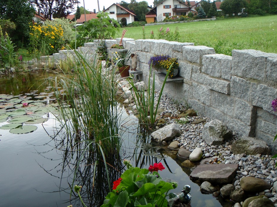 Gestaltung mit Wasser Teich Huber Stefan Gartengestaltung