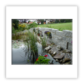 Gestaltung mit Wasser Teich Huber Stefan Gartengestaltung